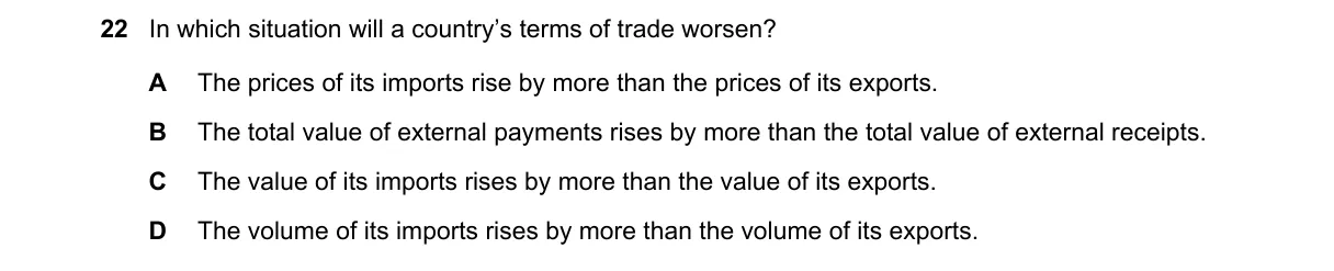 Question 22 from 9708/11/M/J/19