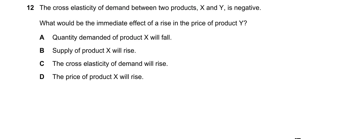 Question 12 from 9708/12/M/J/19