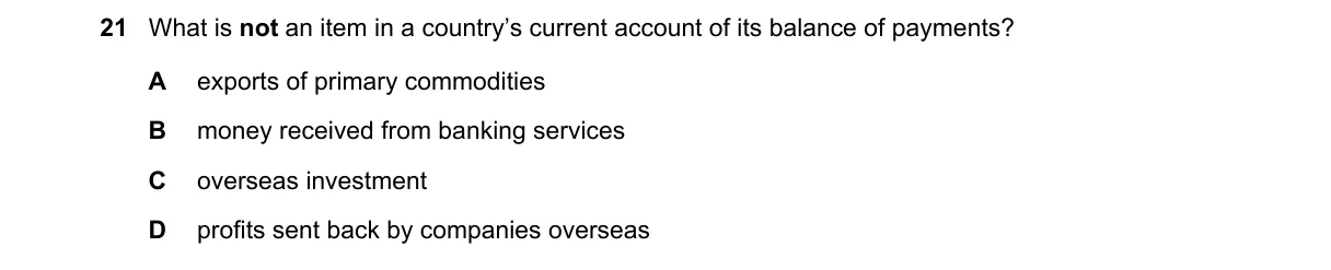 Question 21 from 9708/12/M/J/19