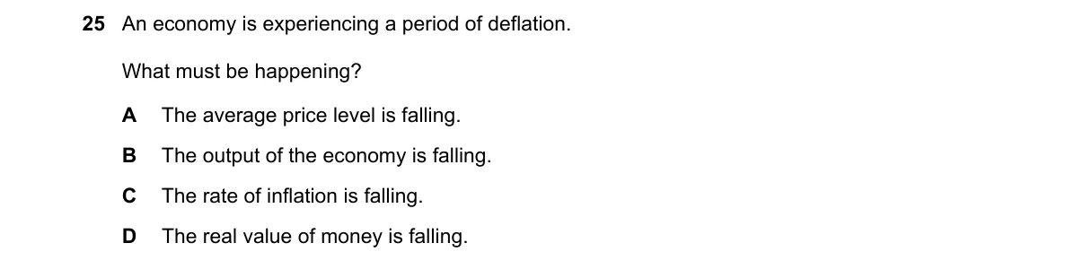 Question 25 from 9708/12/M/J/19