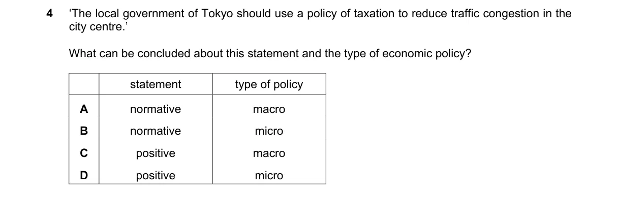 Question 4 from 9708/13/M/J/19