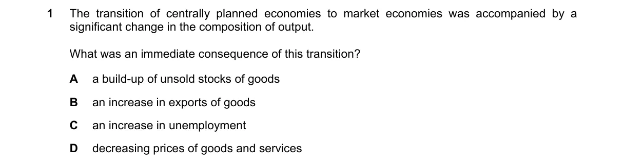 Question 1 from 9708/11/M/J/20