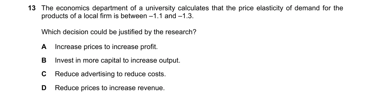 Question 13 from 9708/11/M/J/20