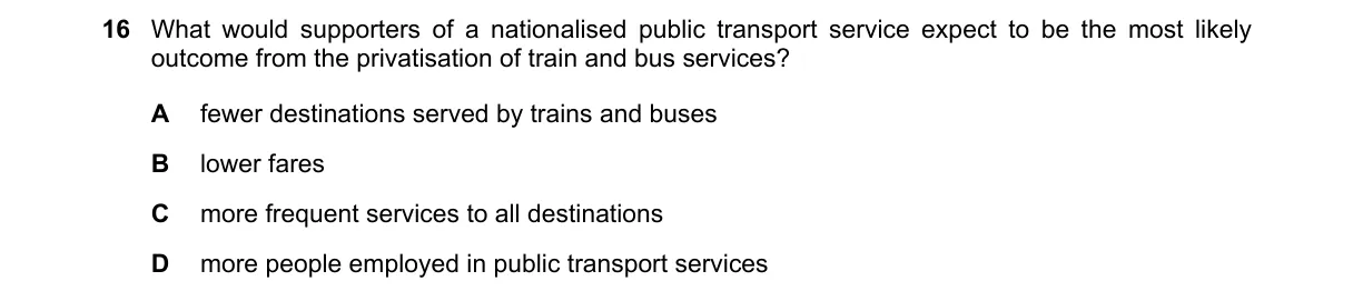 Question 16 from 9708/11/M/J/20