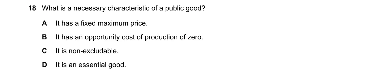 Question 18 from 9708/11/M/J/20