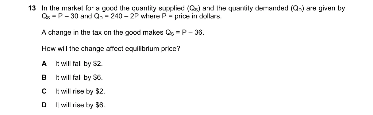 Question 13 from 9708/12/M/J/20