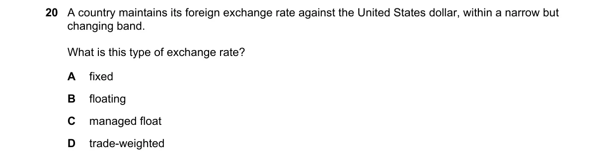 Question 20 from 9708/12/M/J/20