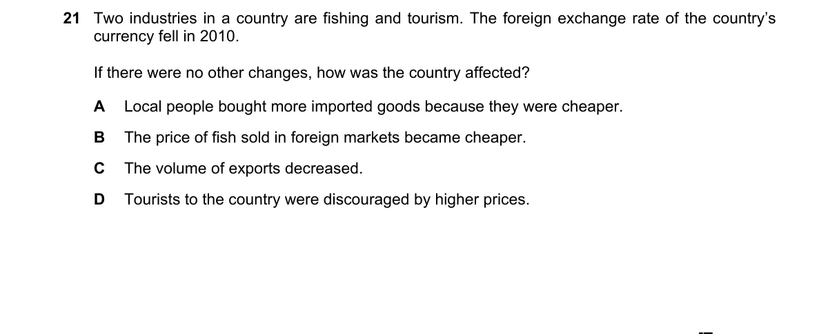 Question 21 from 9708/11/M/J/21