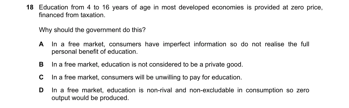Question 18 from 9708/12/M/J/21