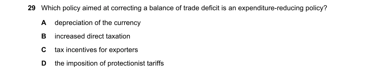 Question 29 from 9708/12/M/J/21