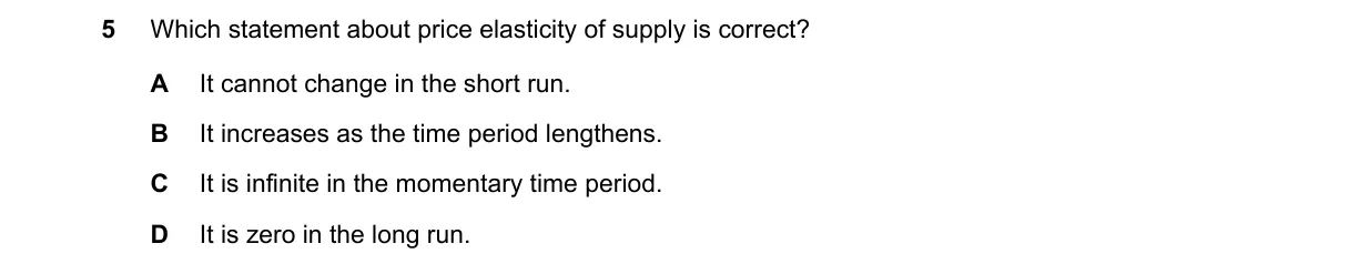 Question 5 from 9708/12/M/J/21