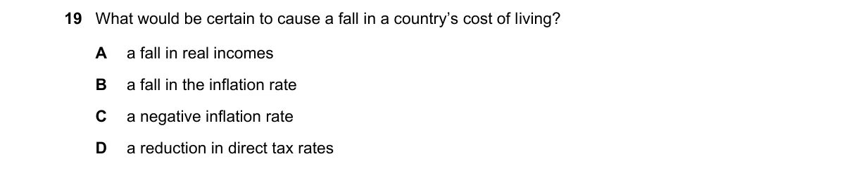 Question 19 from 9708/13/M/J/21