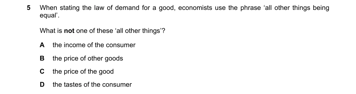 Question 5 from 9708/13/M/J/21