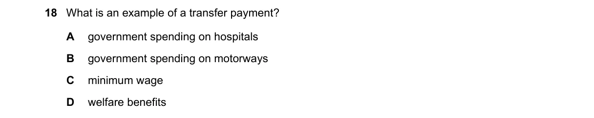 Question 18 from 9708/11/M/J/22