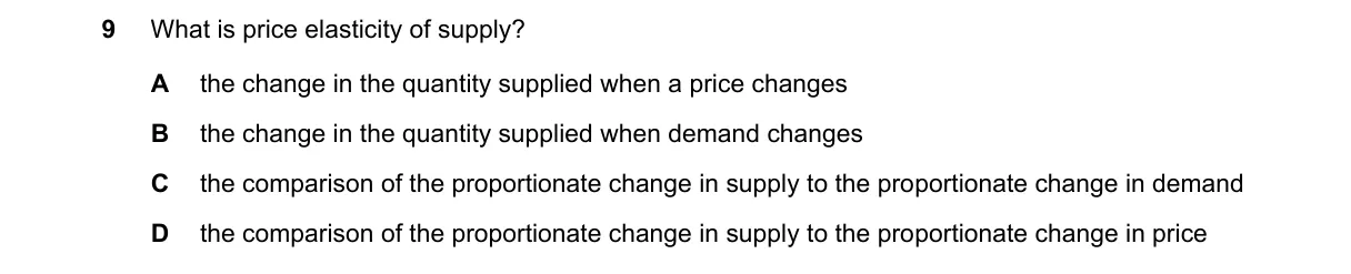 Question 9 from 9708/11/M/J/22