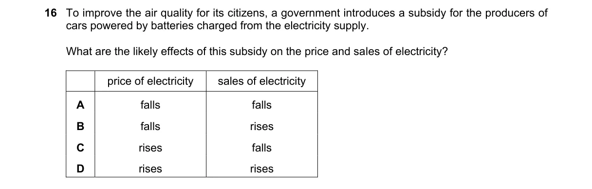Question 16 from 9708/12/M/J/22