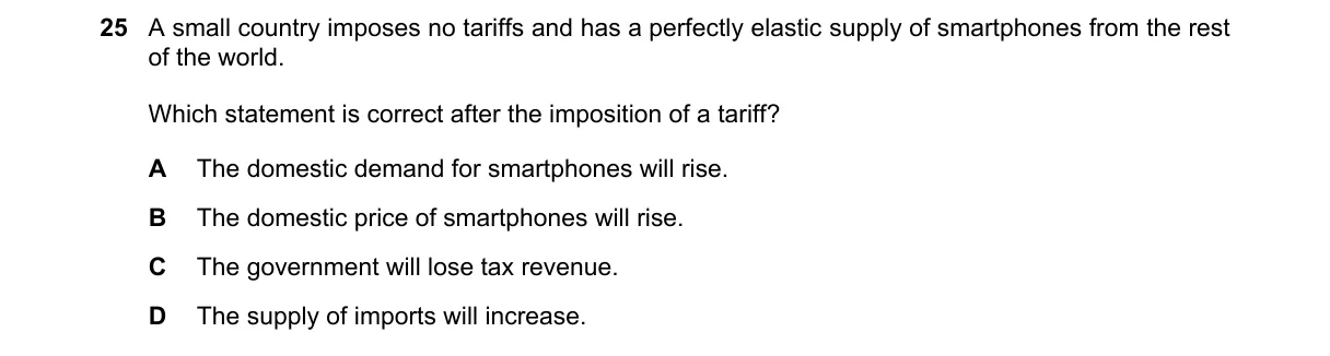 Question 25 from 9708/12/M/J/22