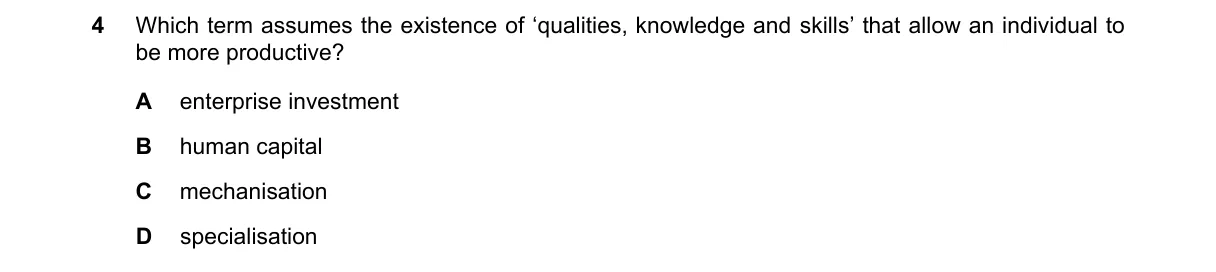 Question 4 from 9708/13/M/J/22