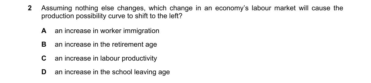 Question 2 from 9708/12/M/J/23
