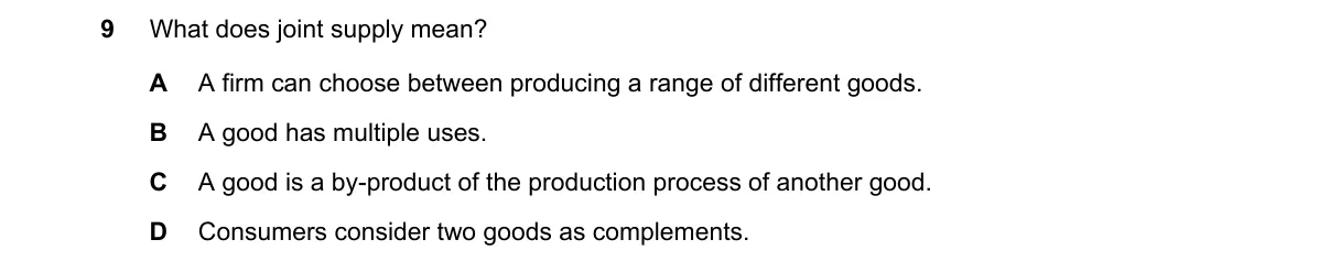 Question 9 from 9708/13/M/J/23