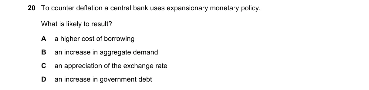 Question 20 from 9708/11/M/J/24