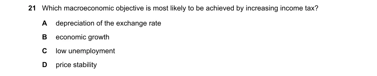 Question 21 from 9708/13/M/J/24