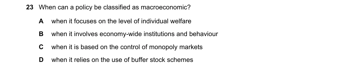 Question 23 from 9708/13/M/J/24