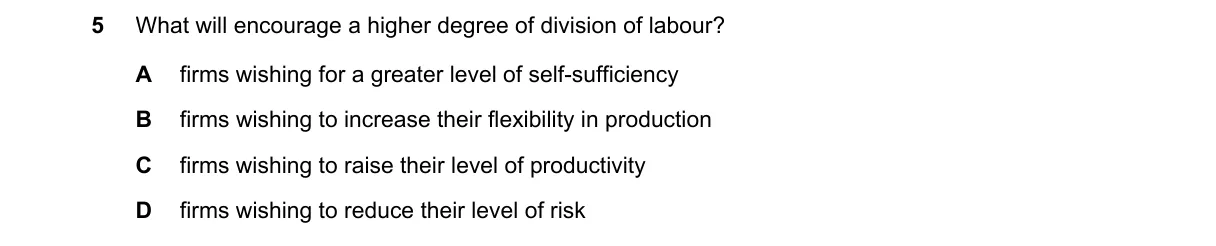 Question 5 from 9708/13/M/J/24