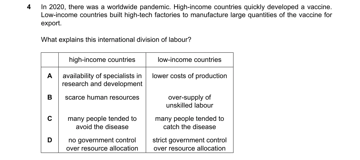 Question 4 from 9708/11/M/J/25