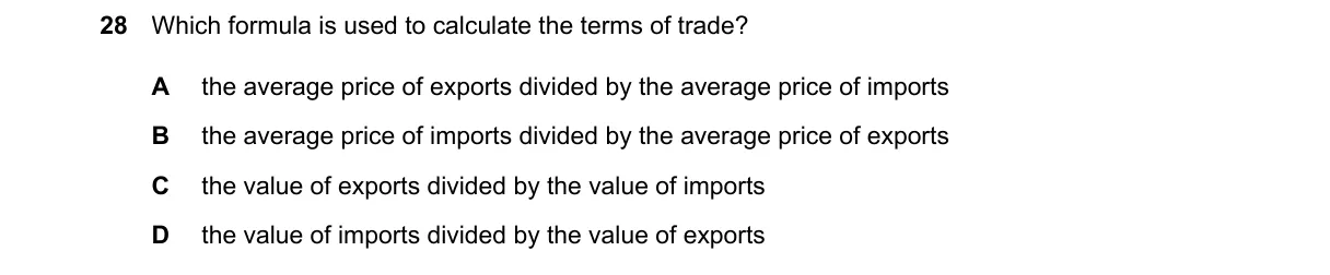 Question 28 from 9708/12/M/J/25