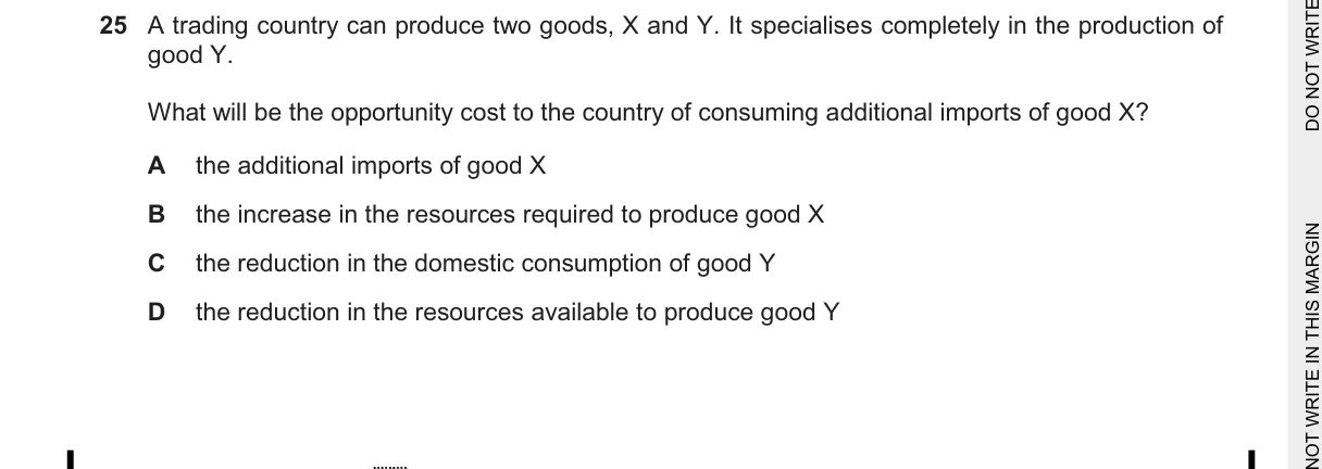 Question 25 from 9708/14/M/J/25