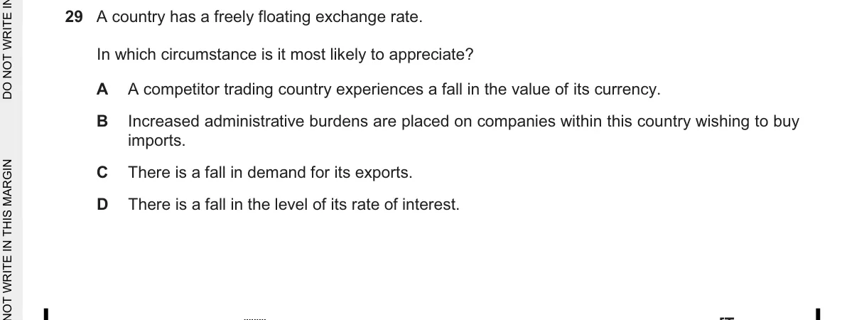 Question 29 from 9708/14/M/J/25