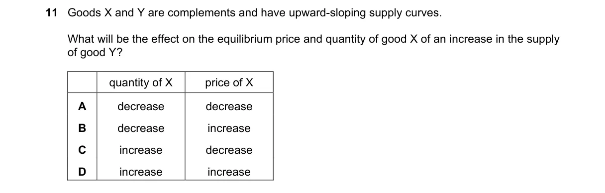 Question 11 from 9708/12/O/N/18