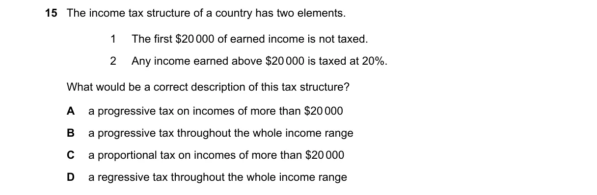Question 15 from 9708/12/O/N/18