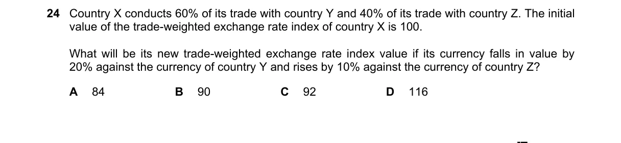 Question 24 from 9708/12/O/N/18