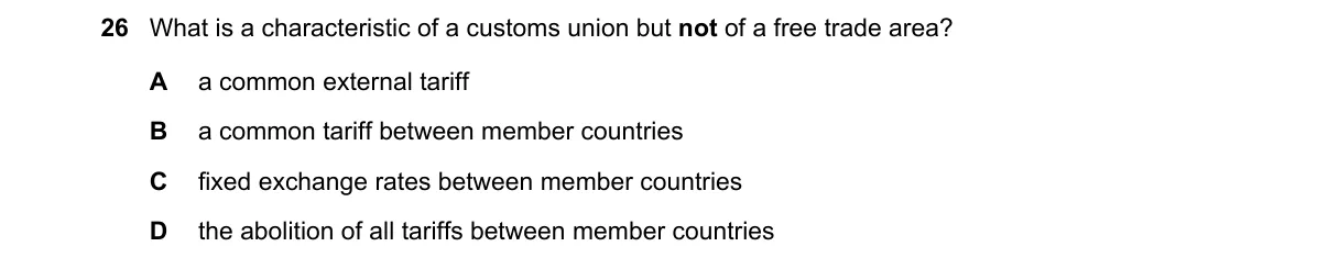 Question 26 from 9708/13/O/N/18