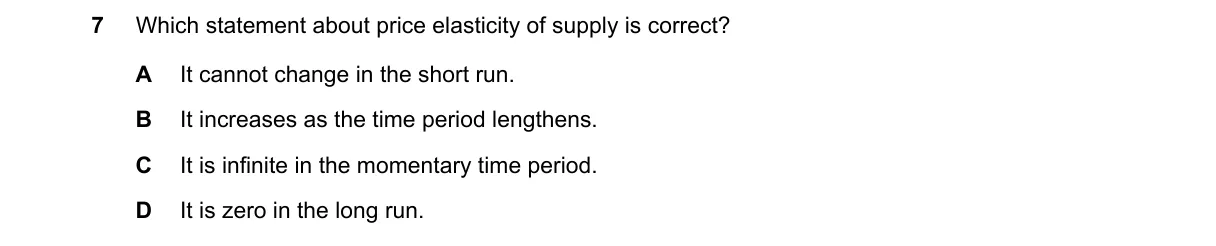 Question 7 from 9708/13/O/N/18
