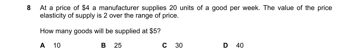 Question 8 from 9708/13/O/N/18