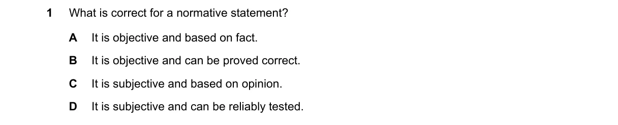 Question 1 from 9708/11/O/N/19