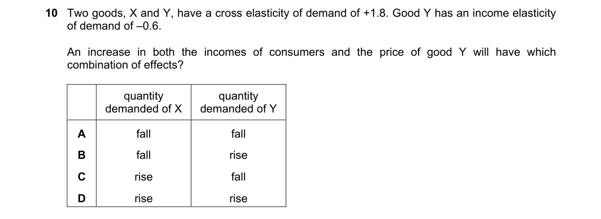 Question 10 from 9708/11/O/N/19
