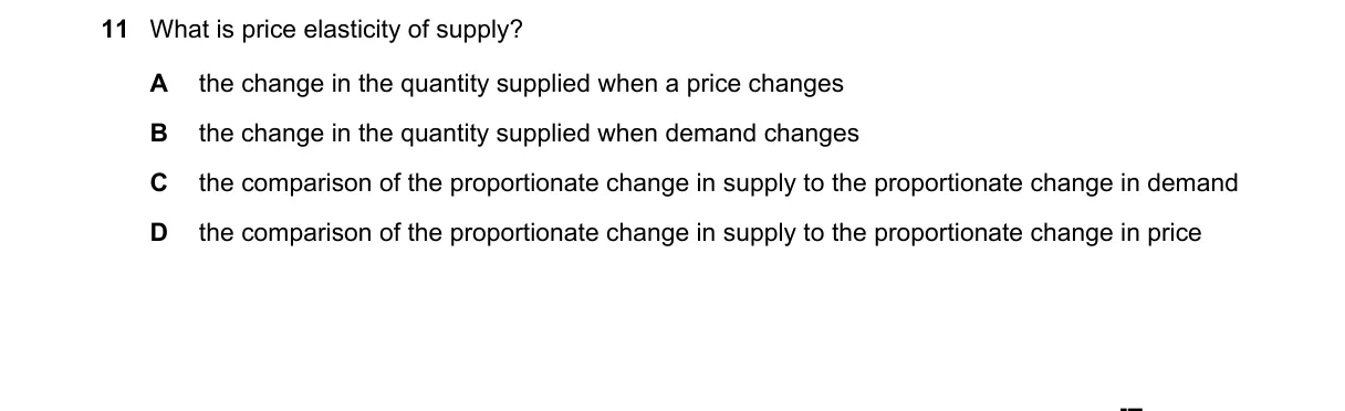 Question 11 from 9708/11/O/N/19