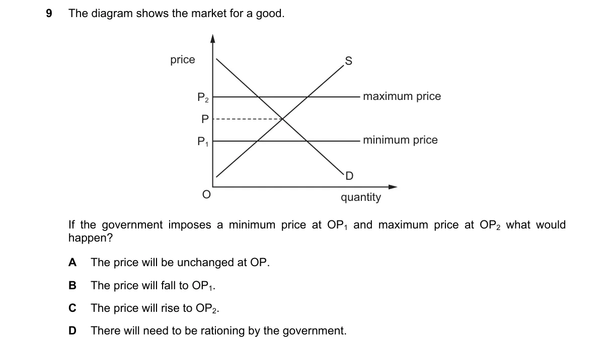 Question 9 from 9708/11/O/N/19