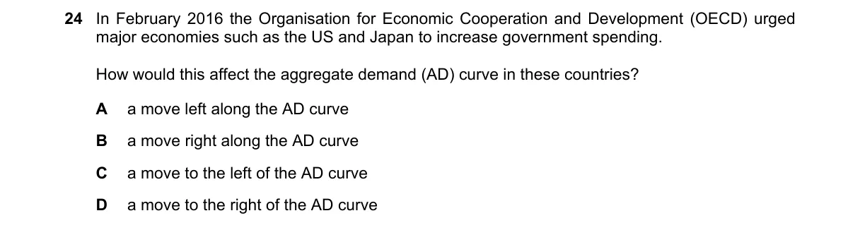 Question 24 from 9708/12/O/N/19