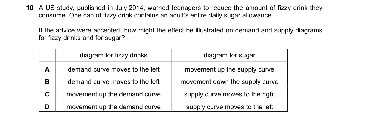Question 10 from 9708/13/O/N/19