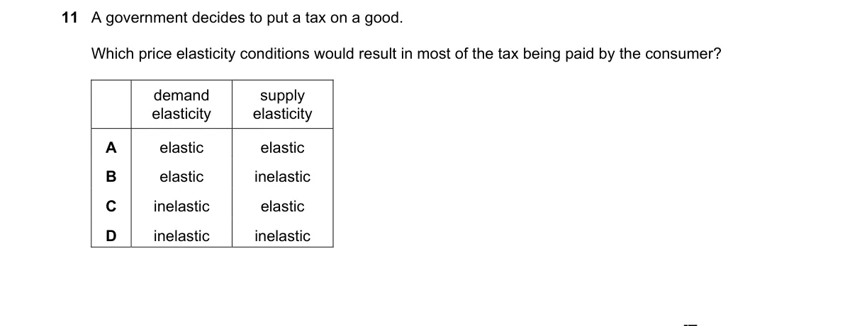Question 11 from 9708/13/O/N/19