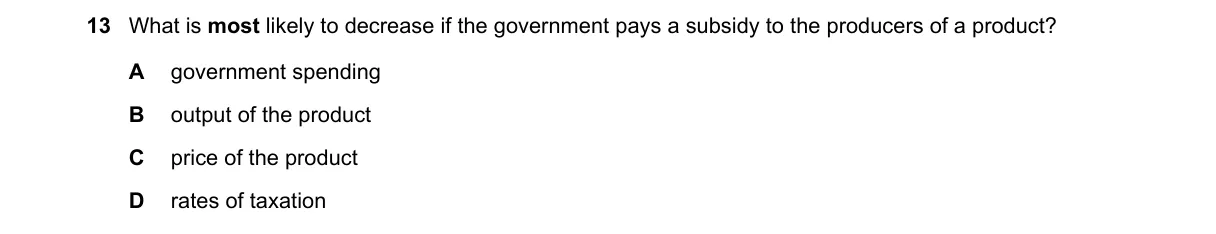 Question 13 from 9708/13/O/N/19