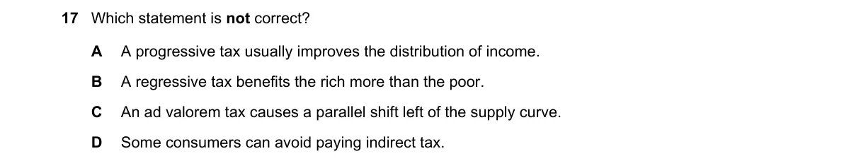 Question 17 from 9708/13/O/N/19