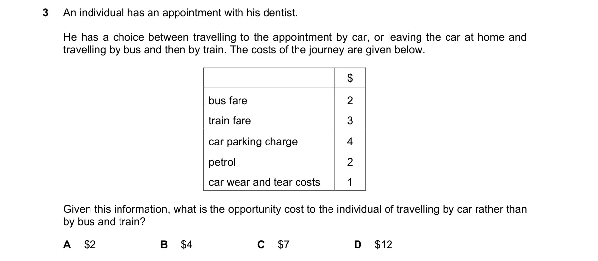 Question 3 from 9708/13/O/N/19