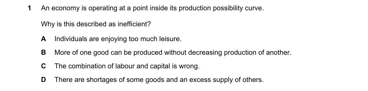 Question 1 from 9708/13/O/N/20