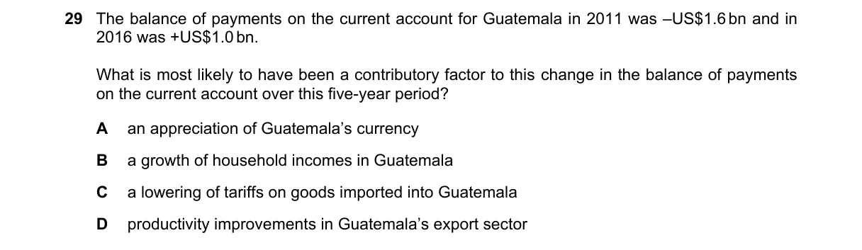 Question 29 from 9708/11/O/N/21